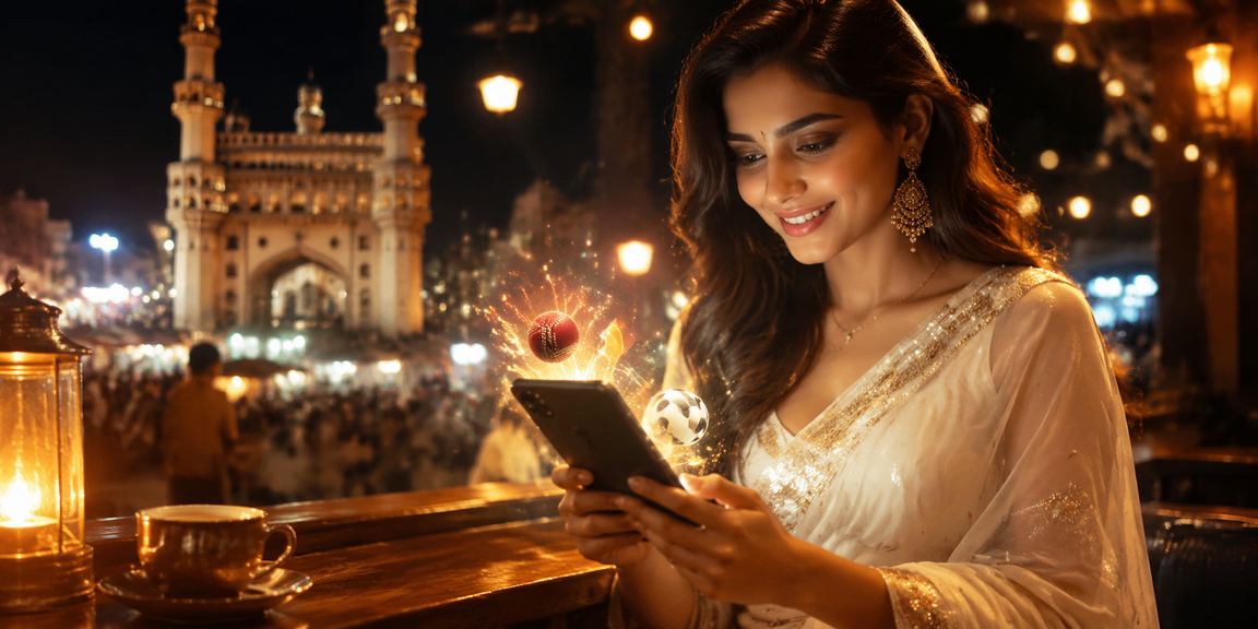 Cricket fans betting live during IPL matches in Hyderabad near Charminar